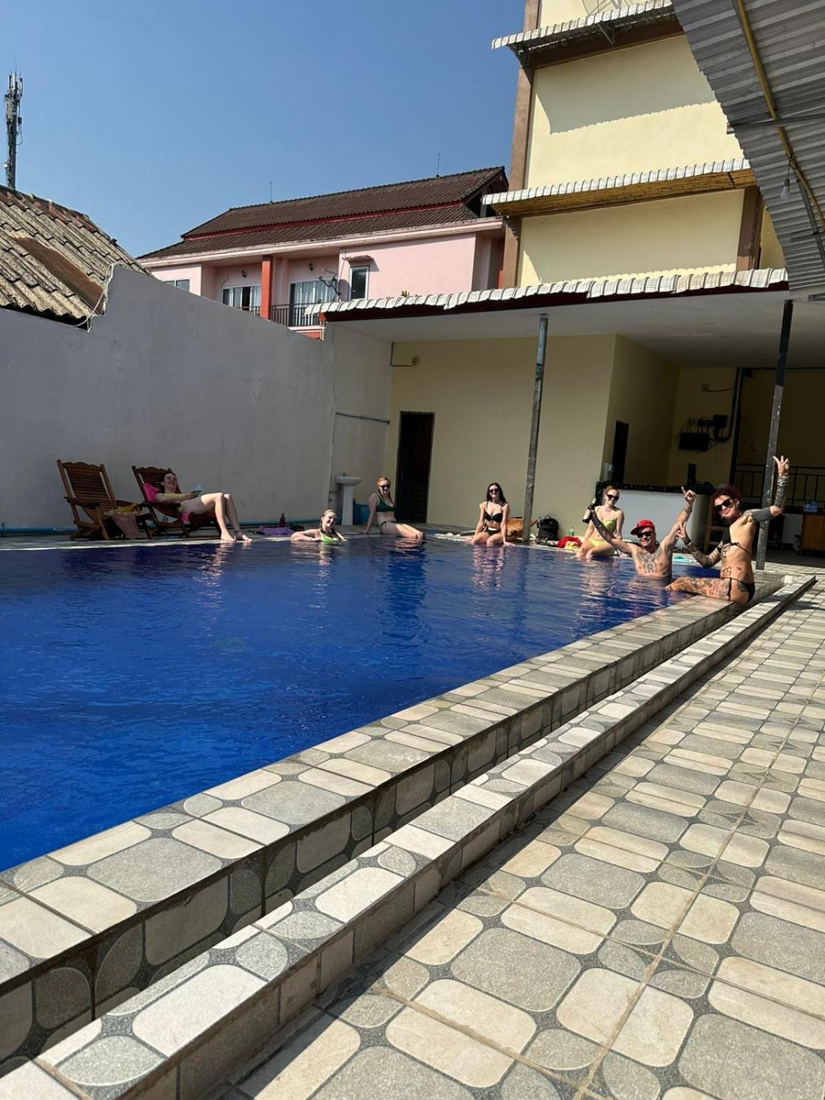 Vang Vieng Global Hostel Экстерьер фото