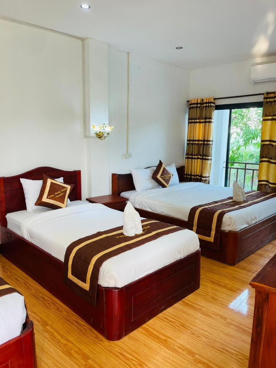 Vang Vieng Global Hostel Экстерьер фото