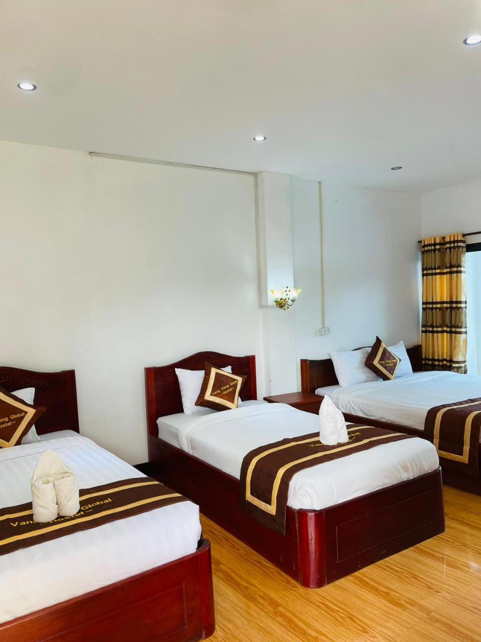 Vang Vieng Global Hostel Экстерьер фото