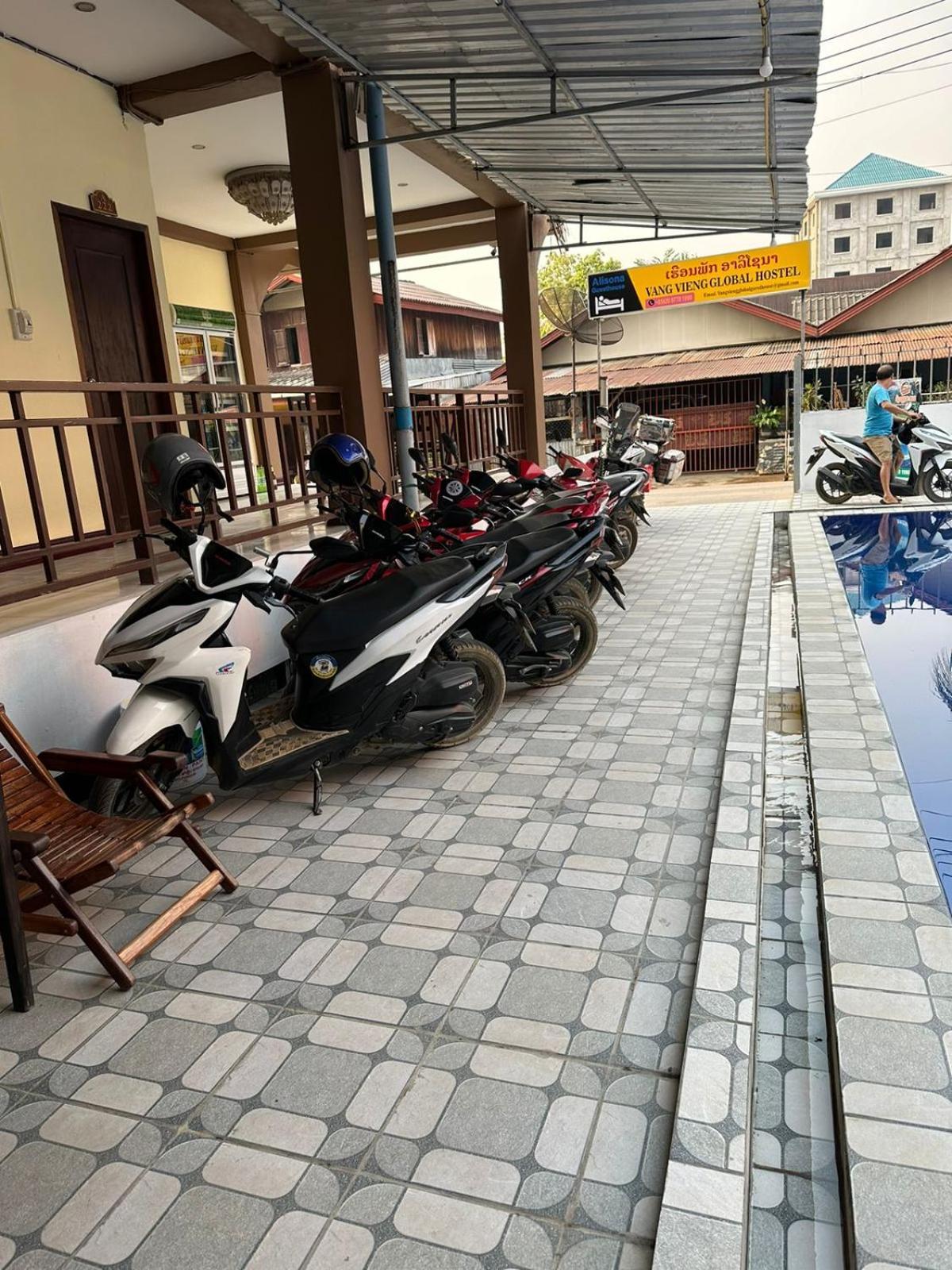 Vang Vieng Global Hostel Экстерьер фото