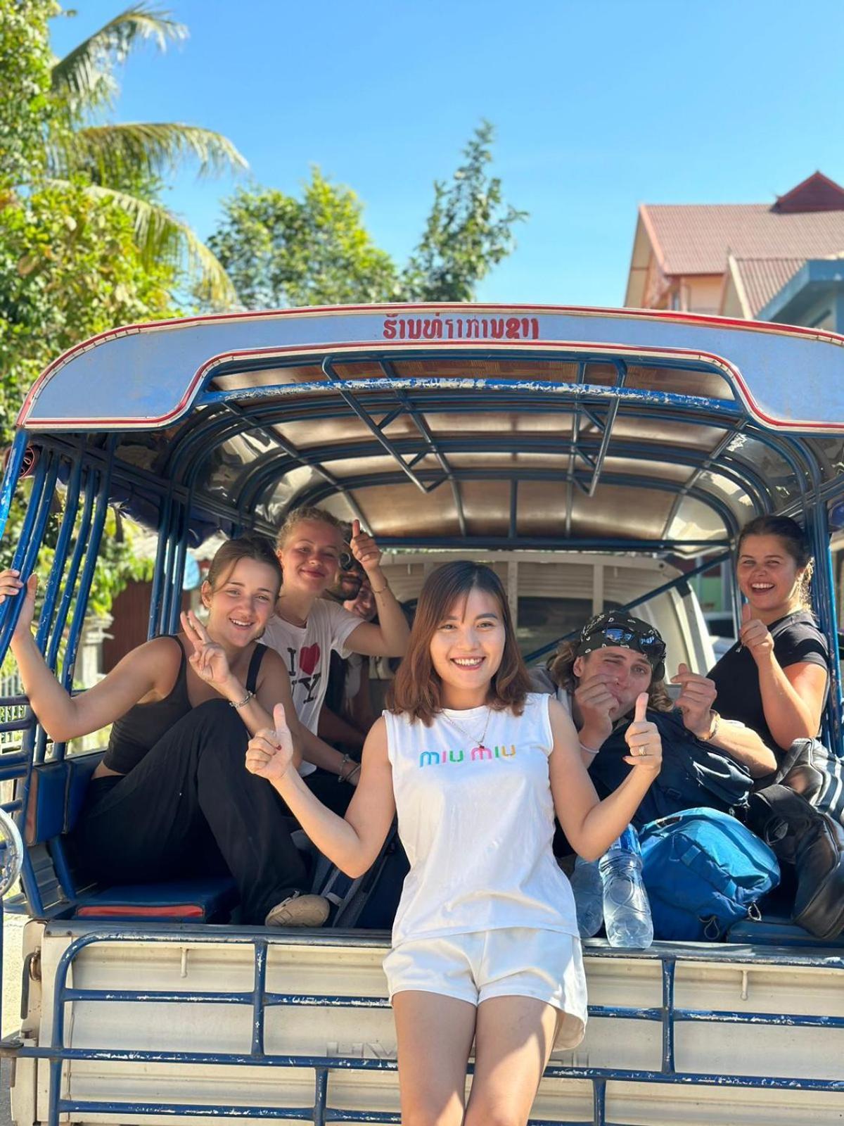 Vang Vieng Global Hostel Экстерьер фото