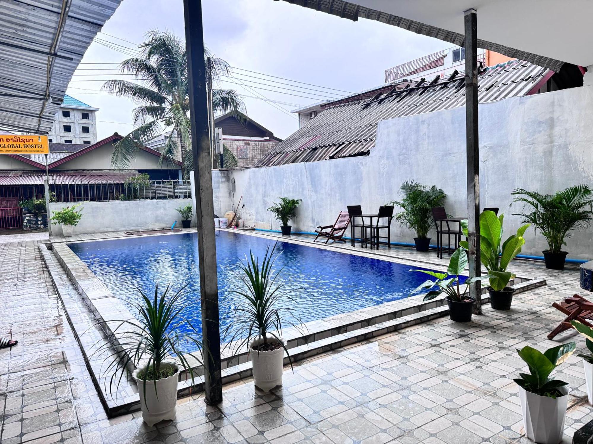 Vang Vieng Global Hostel Экстерьер фото