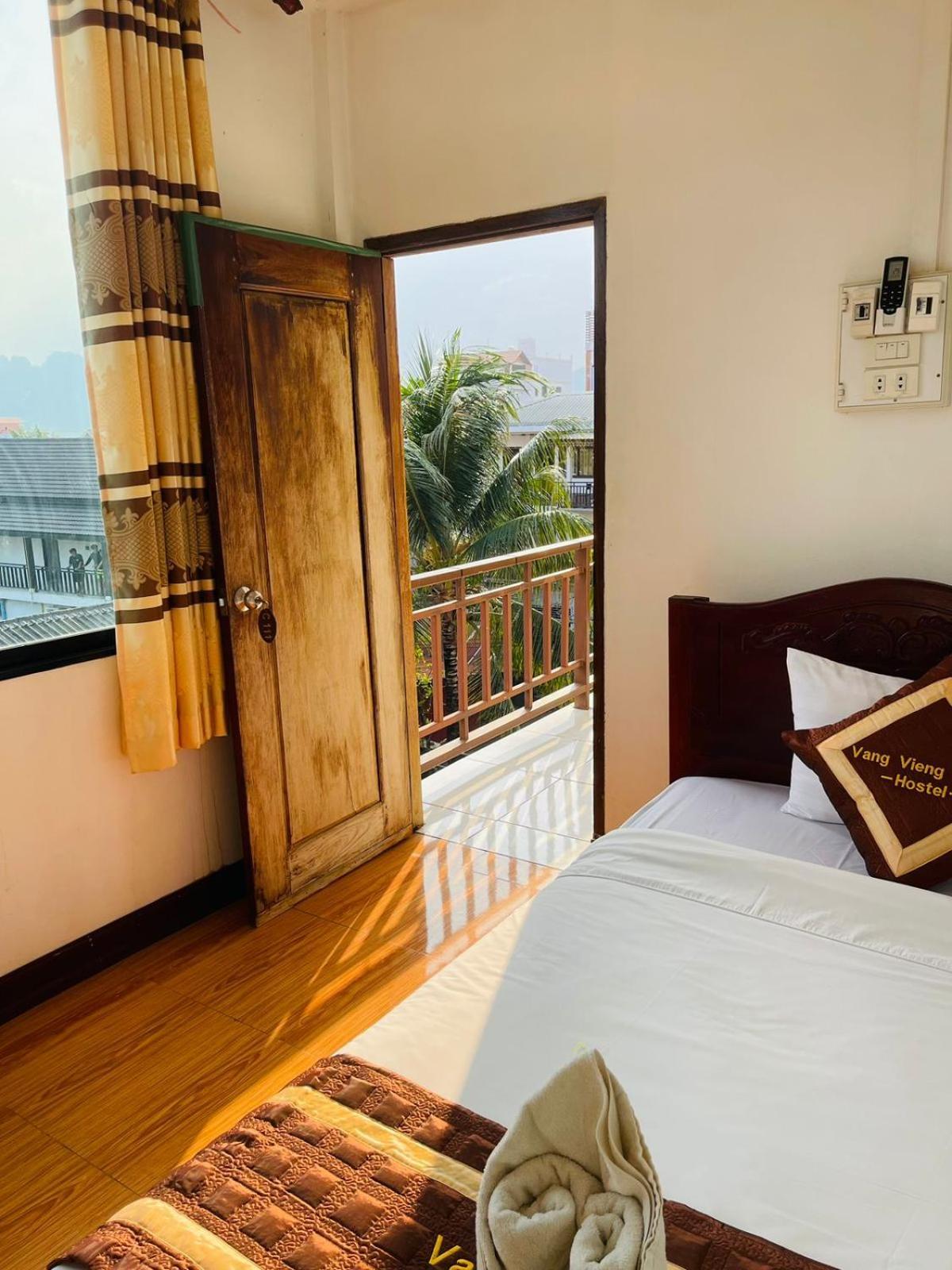 Vang Vieng Global Hostel Экстерьер фото